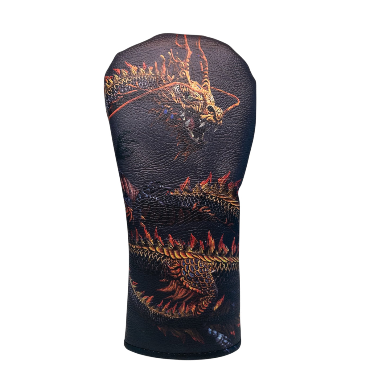 "The Dragon" Sublimation Print Faux Leather Golf Cover