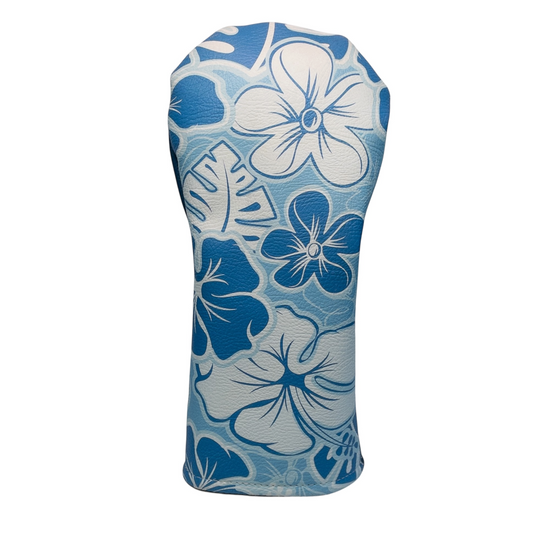 Floral Themed Sublimation Print Faux Leather Golf Cover
