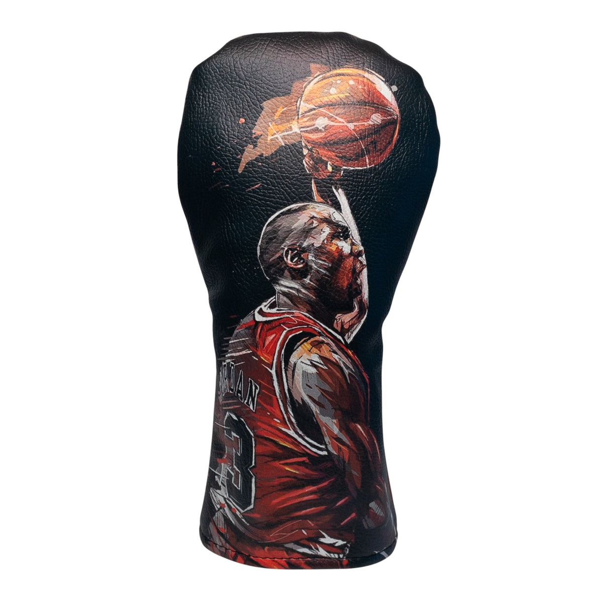 "Sir Micheal" Sublimation Print Faux Leather Golf Cover